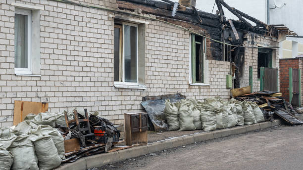 Professional Emergency Fire Cleanup technician working in Missouri City, TX